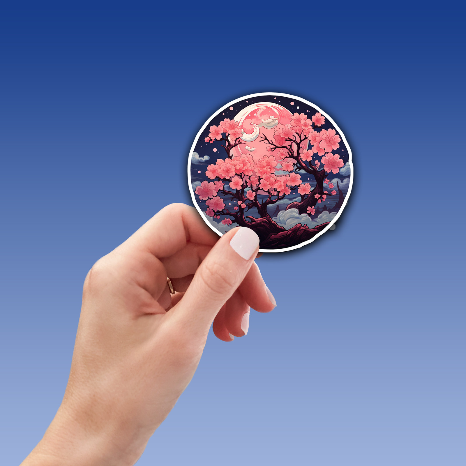 Cherry Blossom Vinyl Sticker – Embrace Nature's Beauty Anywhere You Go!