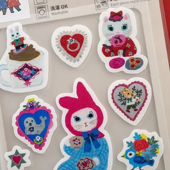 Yumi Kitagishi Multi Stickers ART TIME/TEA TIME 11 Patterns 1 Each JAPAN NEW