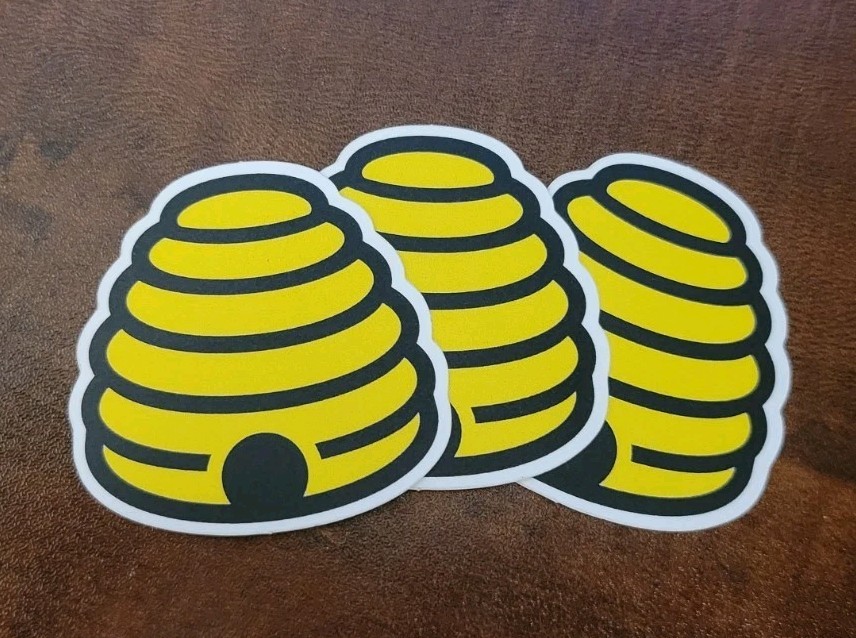 Utah Beehive Stickers 3 Pack