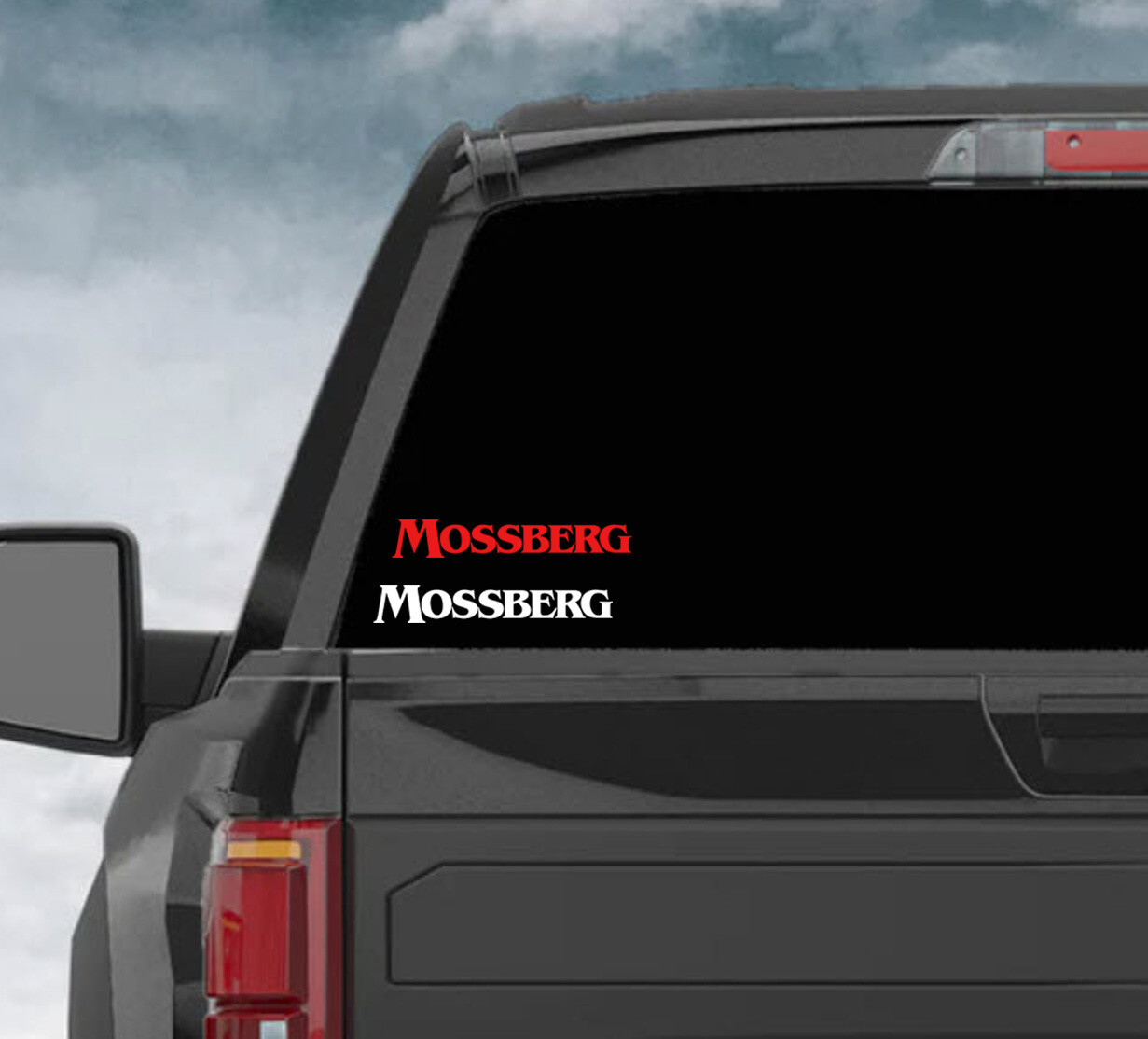 Mossberg 9 inch Vinyl Transfer Sticker for Car Window – Pick Color