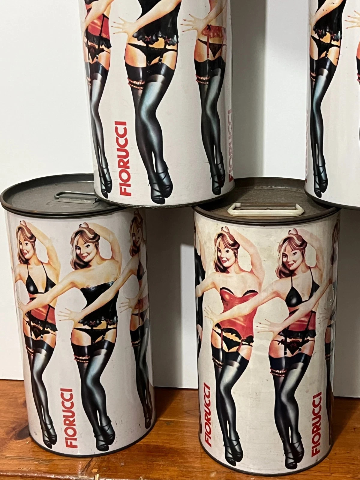 1974 FIORUCCI 7 Women in Lingerie Sticker Very RARE & Cool Milano !