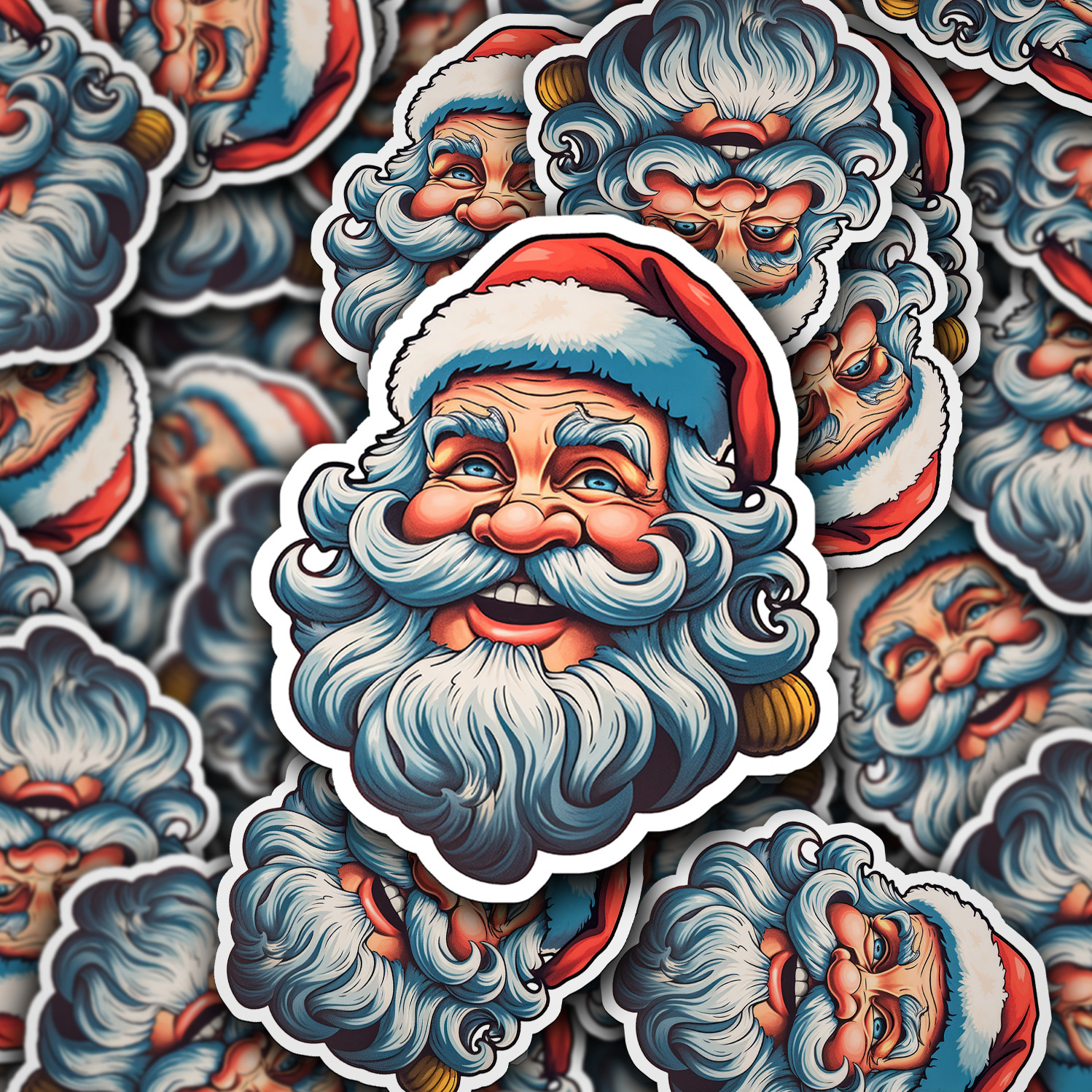 Santa Claus Vinyl Sticker – Bring the Magic of Christmas Anywhere