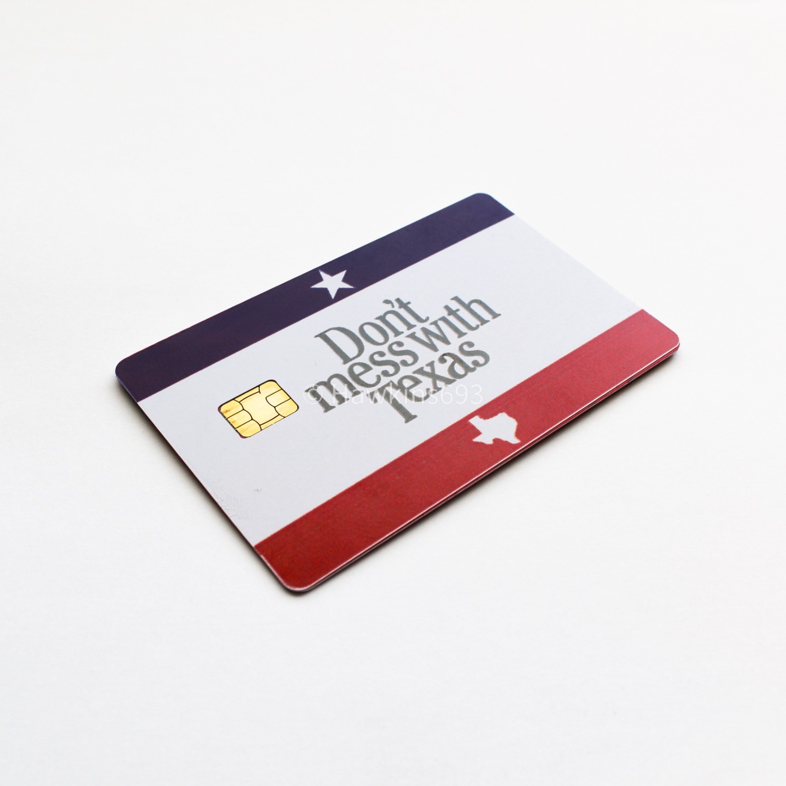 Don’t Mess With Texas Credit/Debit Card Skin – Waterproof Vinyl Sticker Cover