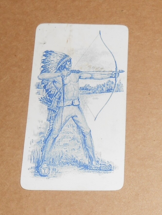 Wyandotte Nation's Cleaners Indian Chief 1926 Calendar Card 3.25×1.75