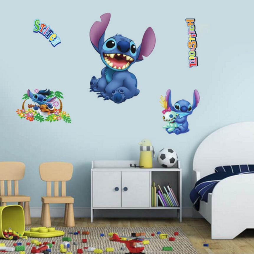 Large Lilo & Stitch Removable Wall Stickers Decal Kids Nursing Room Home Decor