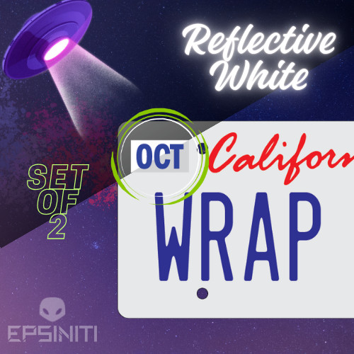 ANY MONTH – California License Plate Wrap DIY Month Sticker