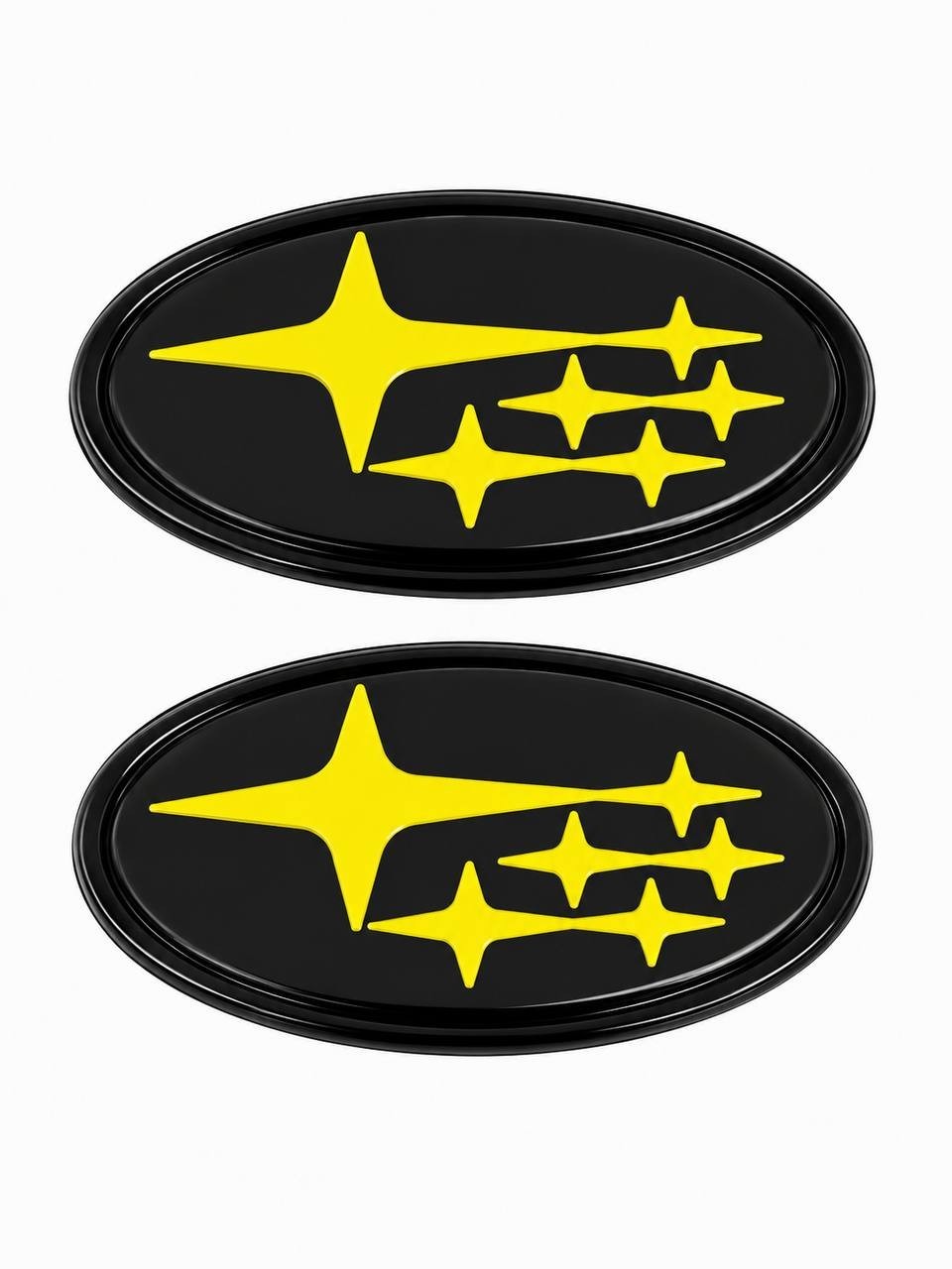 2PCS Acrylic Car Front Rear Emblem Sticker Badge Cover 2015-2021 Subaru WRX STI