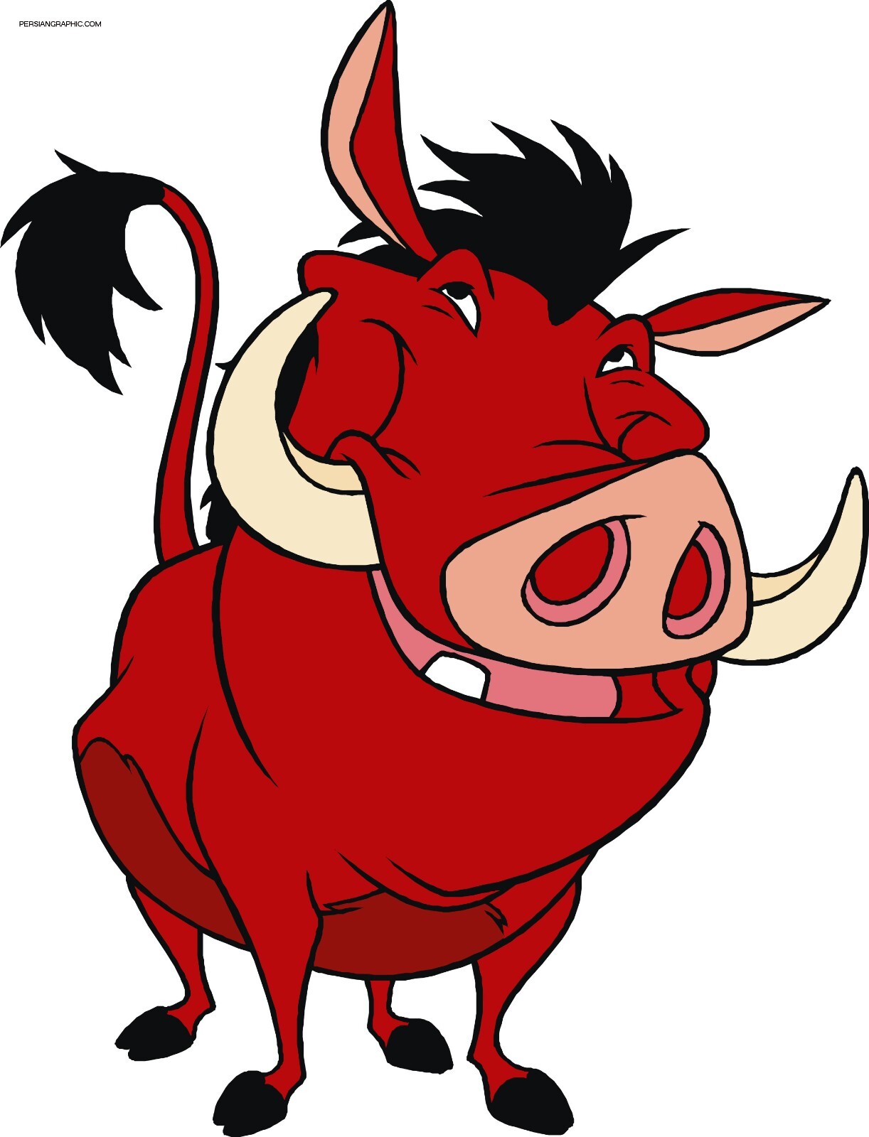 Pumbaa sticker lion king weatherproof bumper vinyl decal