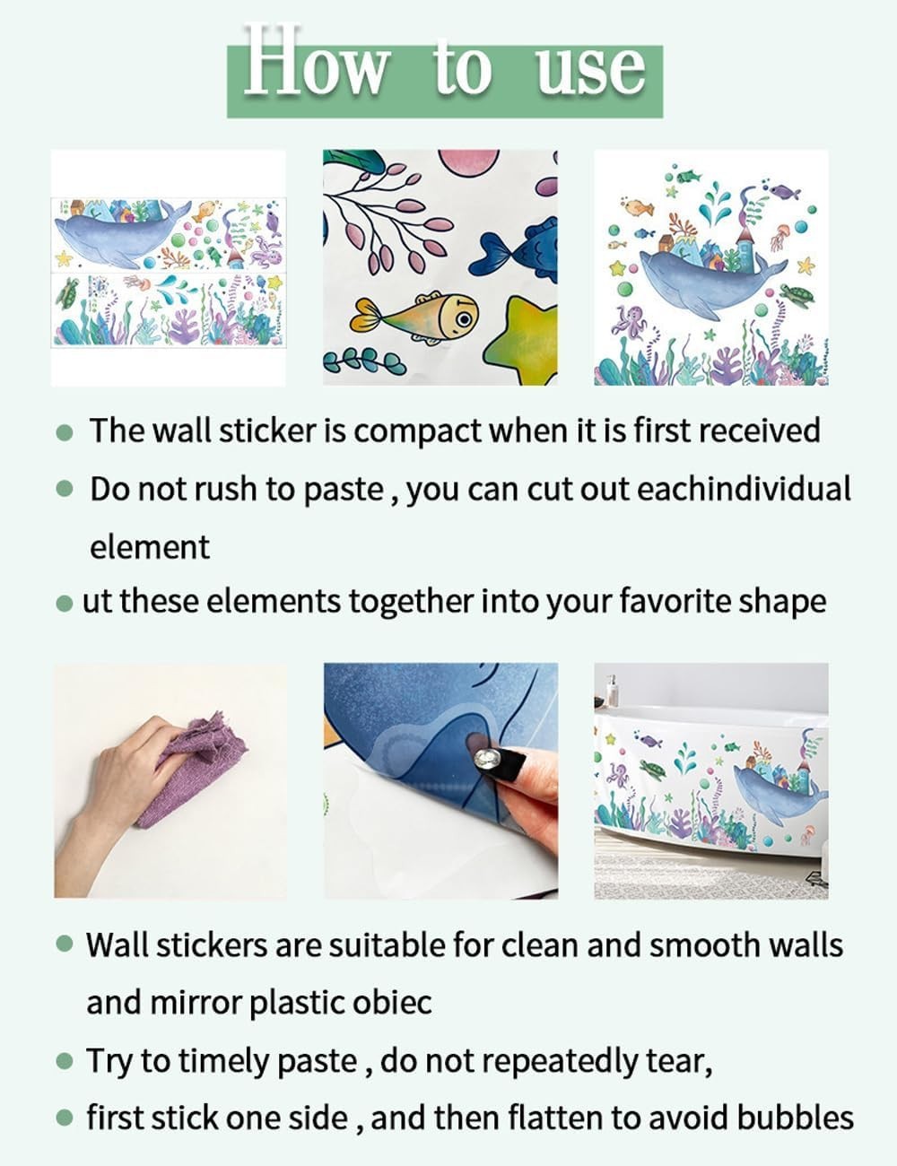 Woodland Fox Kids Wall Decal Nursery Decor with Butterflies Mushrooms 11.8 x …