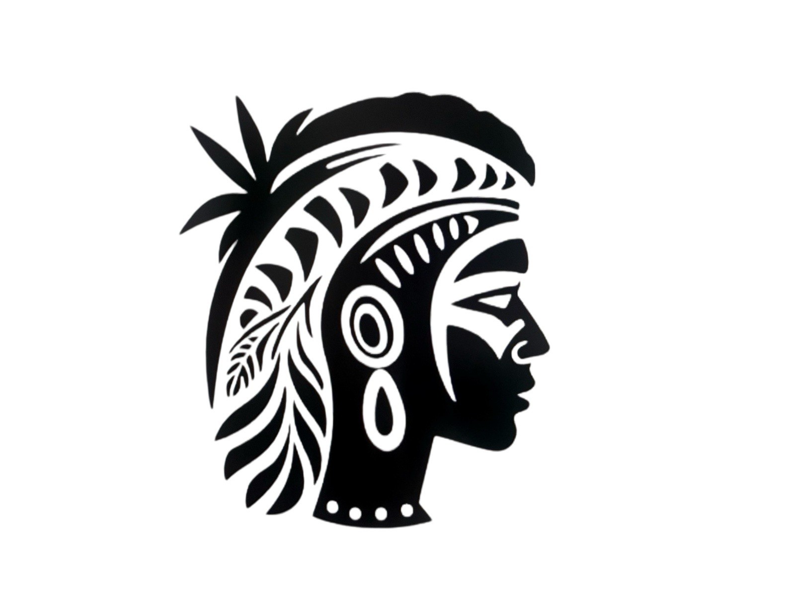 Tribal African Decal for car Windows Laptops most Smooth Surfaces