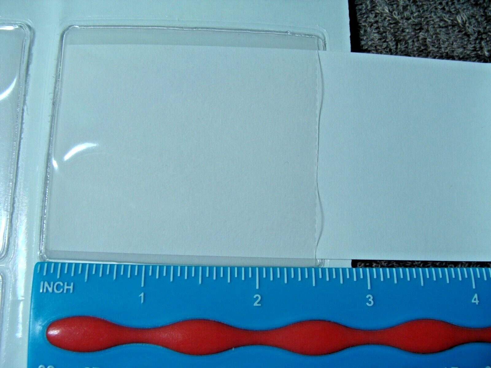 10-pack Insertable Plastic Self-Adhesive Label Holders Binders Shelves 2" x 2.5"