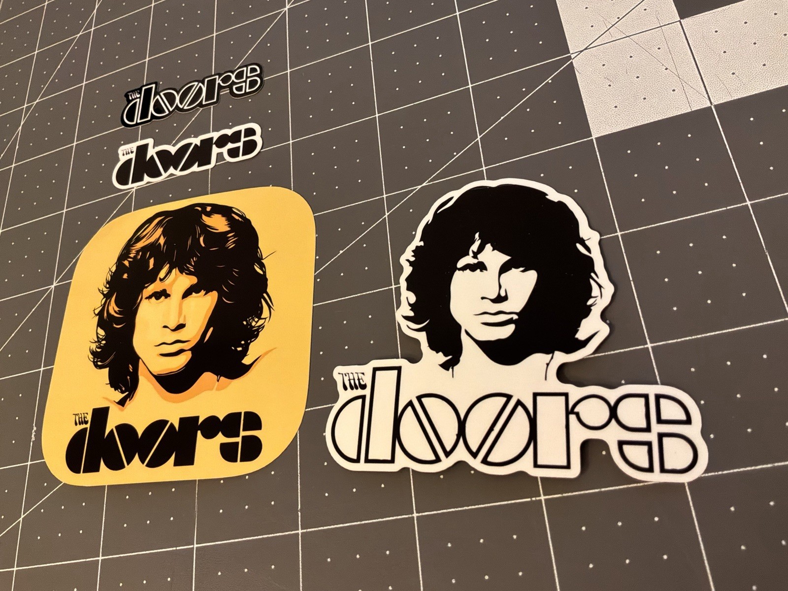 The Doors Stickers 4 Sticker Lot 2