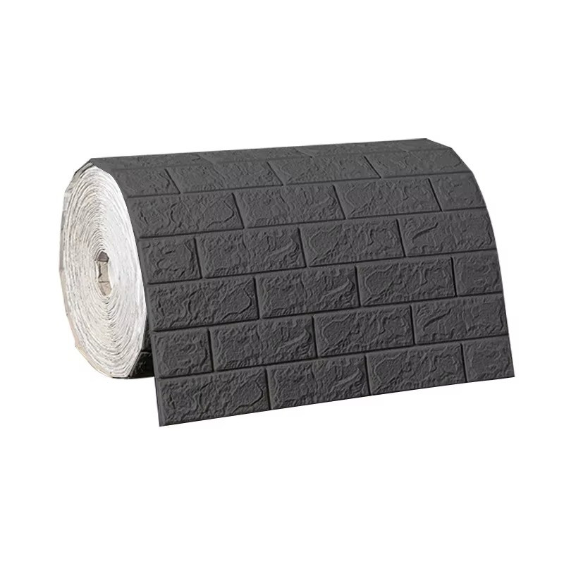 3D Self-Adhesive Brick Wallpaper – Waterproof Wall Sticker for Home Decor
