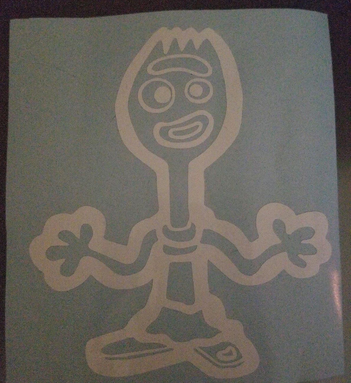 Forky – Disney Toy Story vinyl Window car Decal/Sticker
