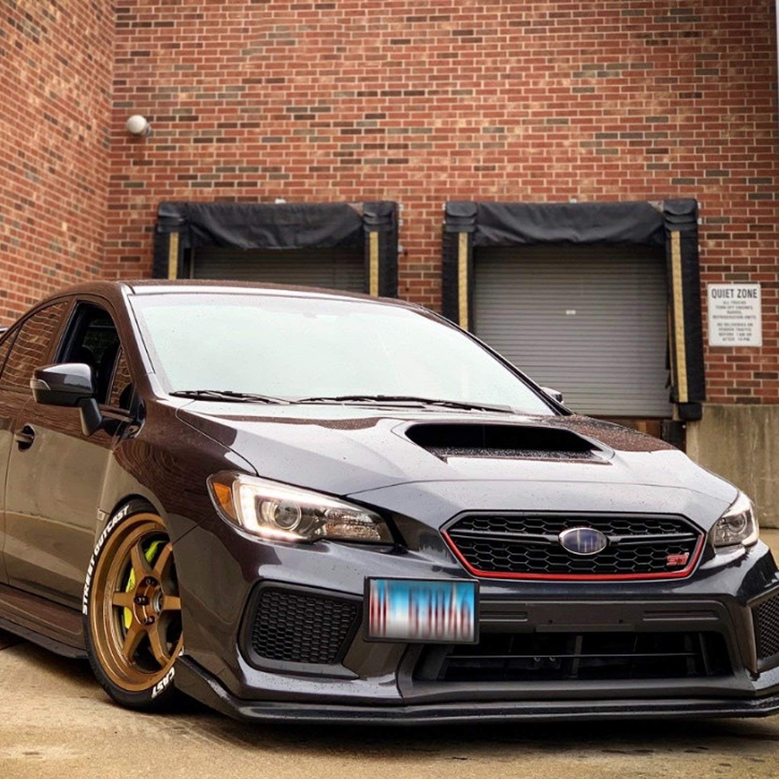 Xotic Tech Front Grille Hood Frame Edge Vinyl Decal, JDM Style Pre-Cut Overlay W
