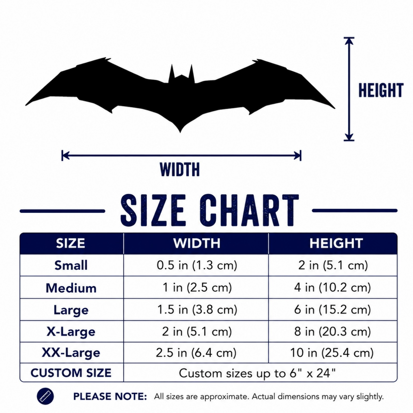 BAT Emblem die-cut decal sticker Logo emblem