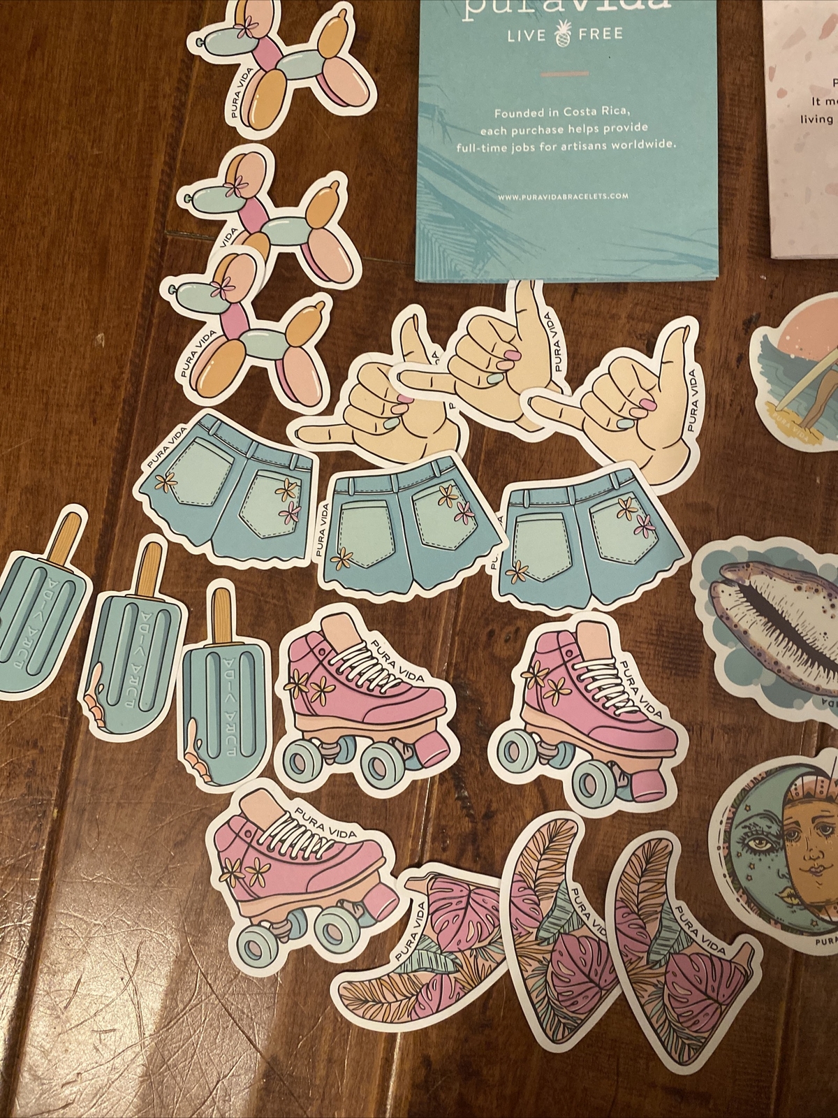 pura vida stickers lot of 24