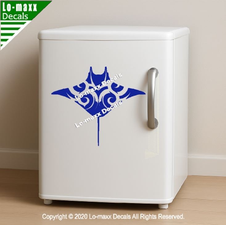 Manta Ray Fish Sea Life Seashore Ocean Beach Car Truck SUV Die Cut Vinyl Decal