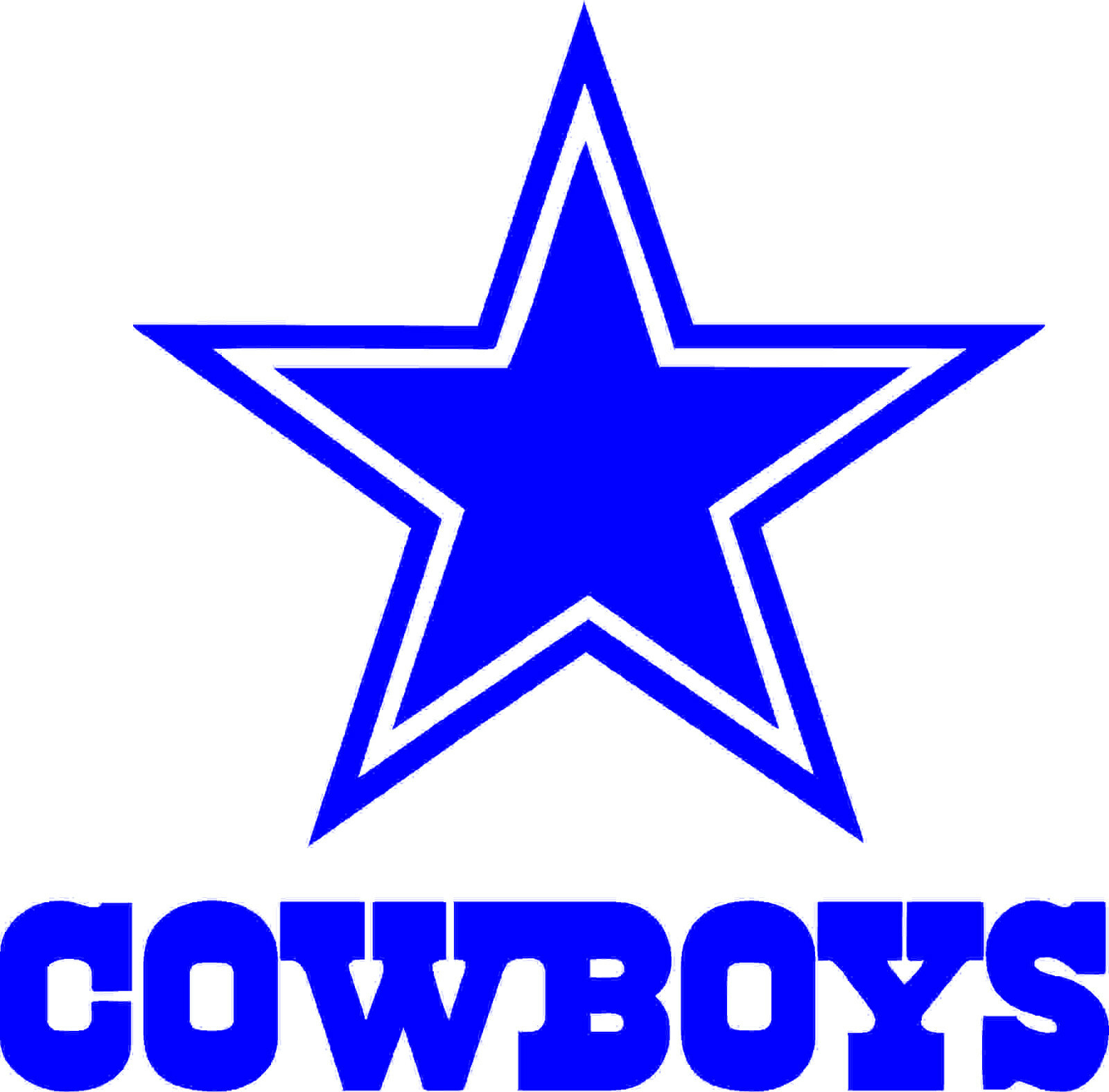 DALLAS COWBOYS Die Cut Vinyl Decal Sticker