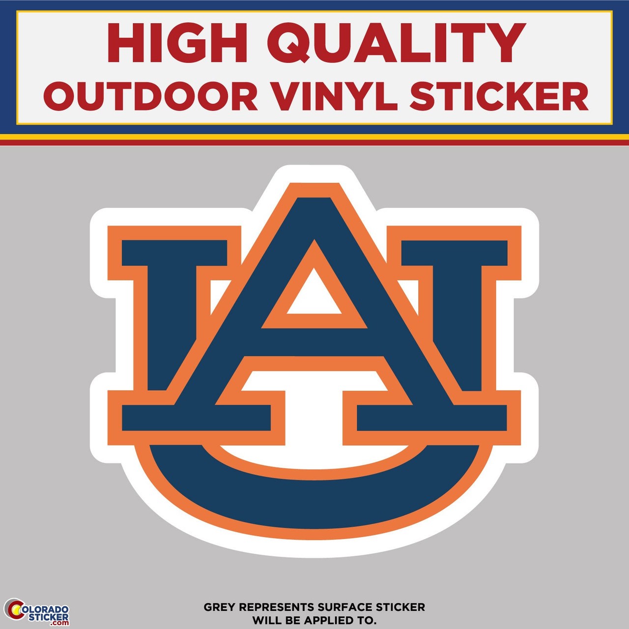 Auburn, High Quality Vinyl Stickers