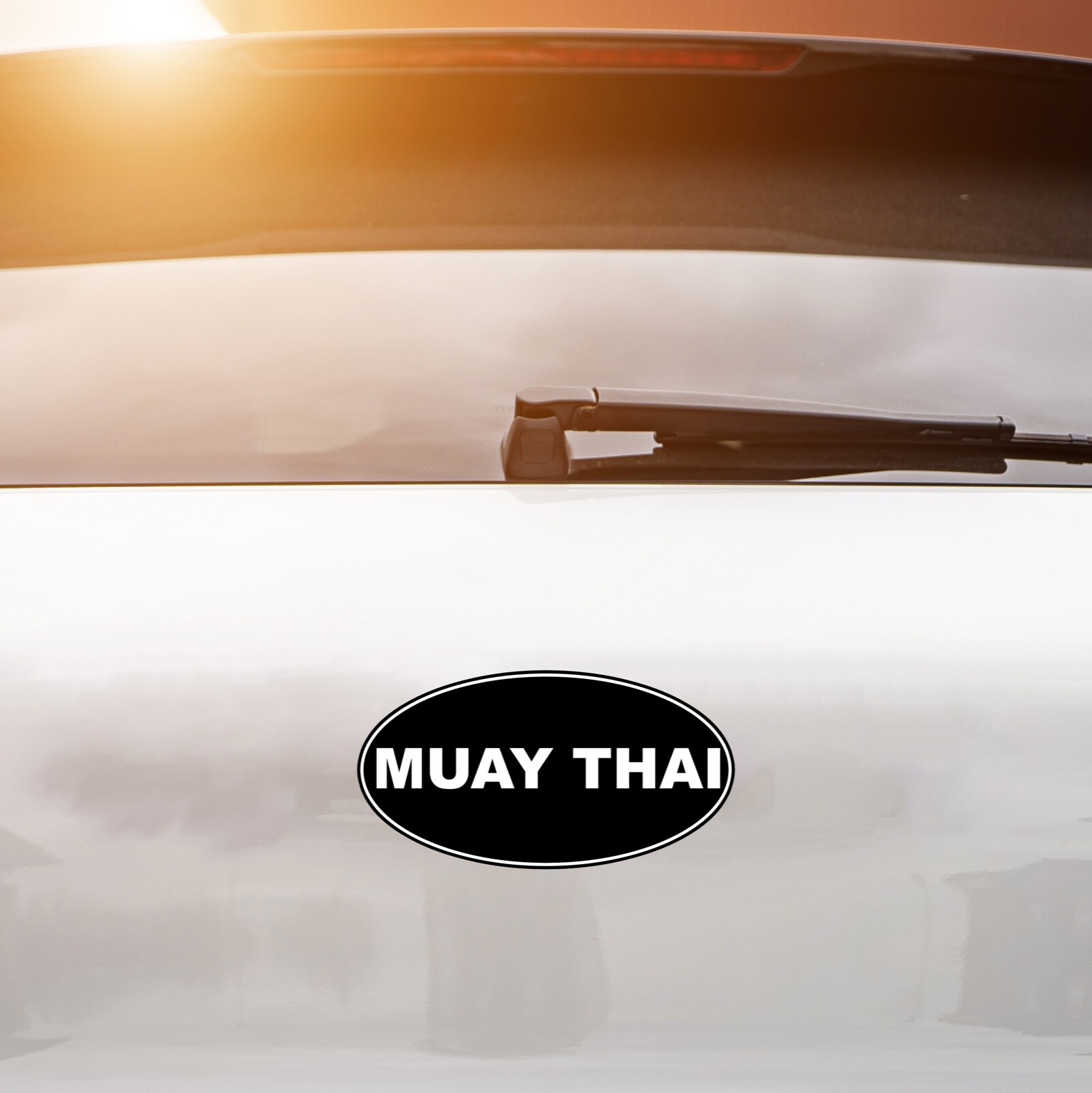 Muay Thai Sticker Thailand Boxing Combat Sport Car Bumper Window Vinyl Decal