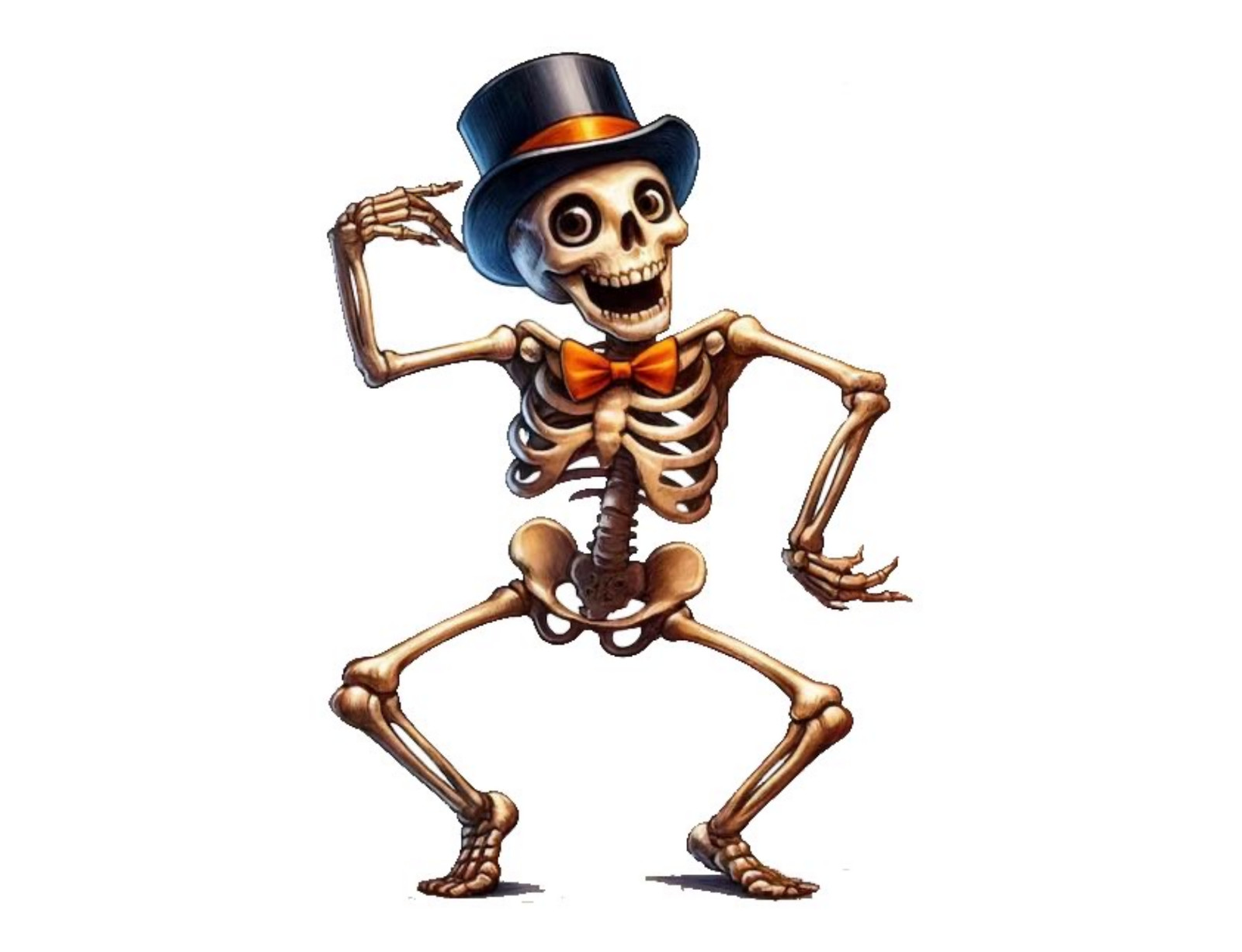 Dancing Skeleton Decal Sticker Car Truck Wall Mirror Phone Tumbler Bumper Window