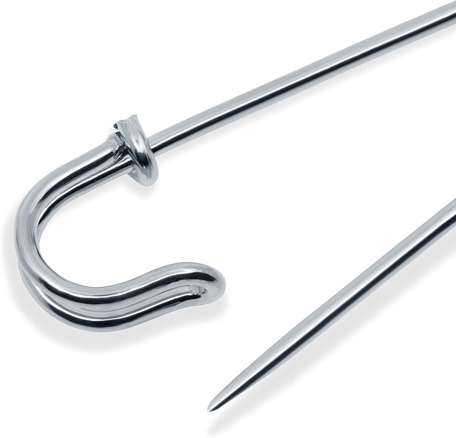 62-65 Skirt/Kilt Pins, Nickel Finish, 3-Inch (2-Count)