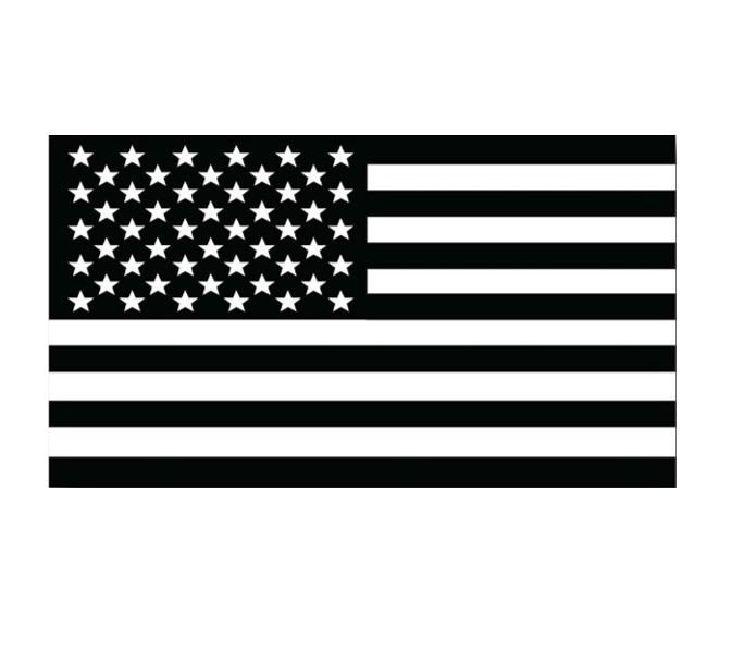 12 PACK! Reflective 3×5 American Flag Stickers, Set of 3" x 5" USA Decals Labels
