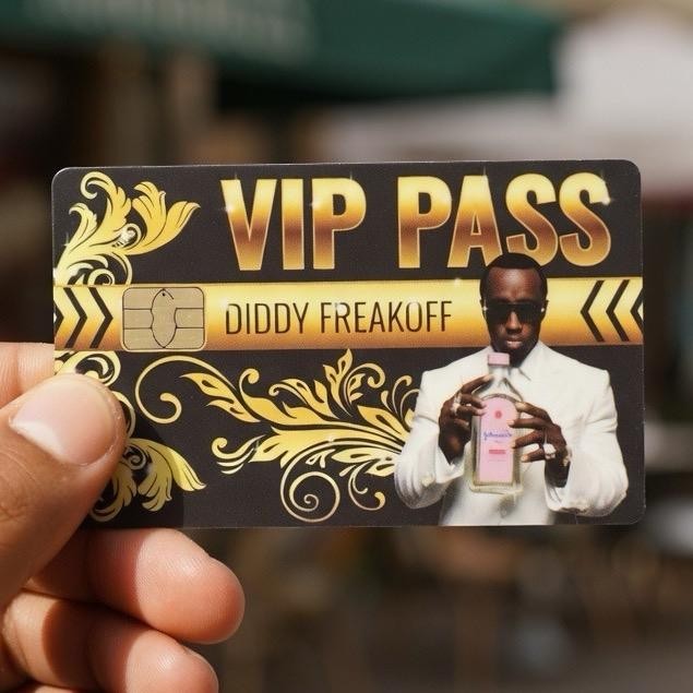 Diddy VIP Credit Debit Card Skin Cover Sticker Chip Funny Decal – 2 Pack
