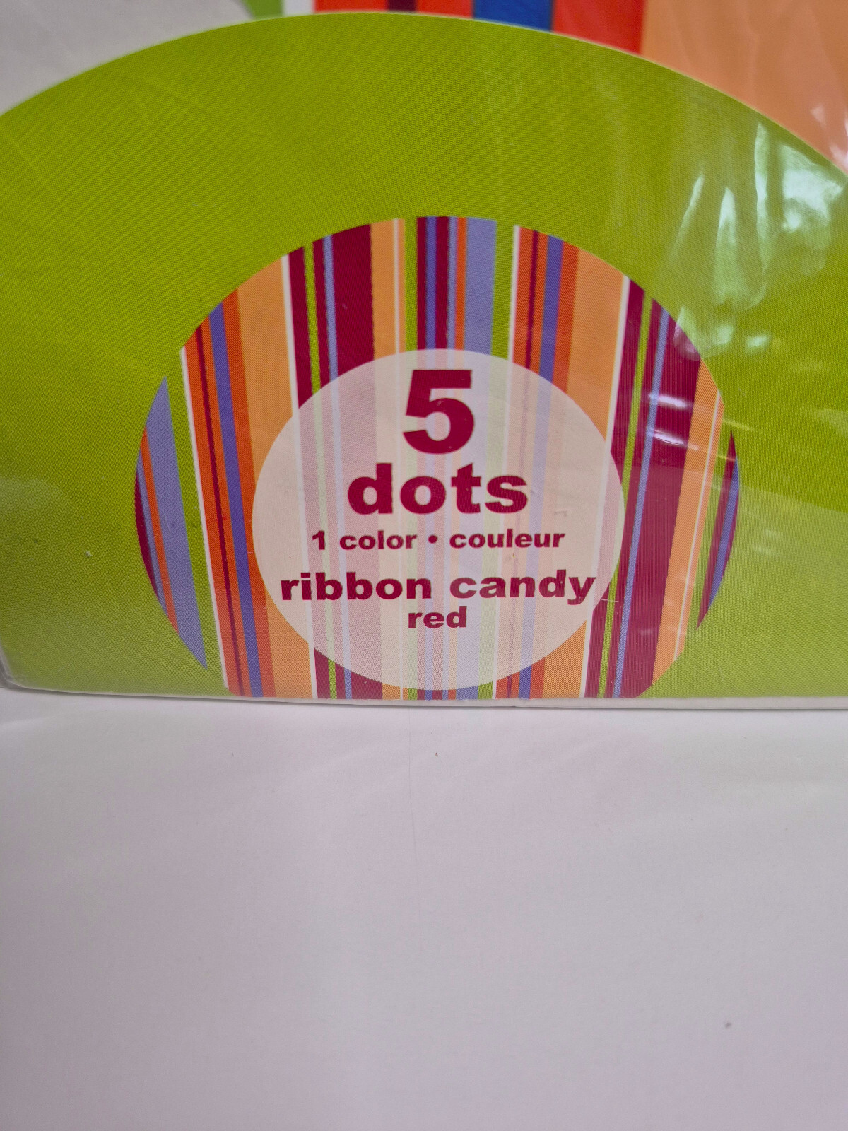 Ribbon Candy RED 5 Dots Wall Pops – WPD93947
