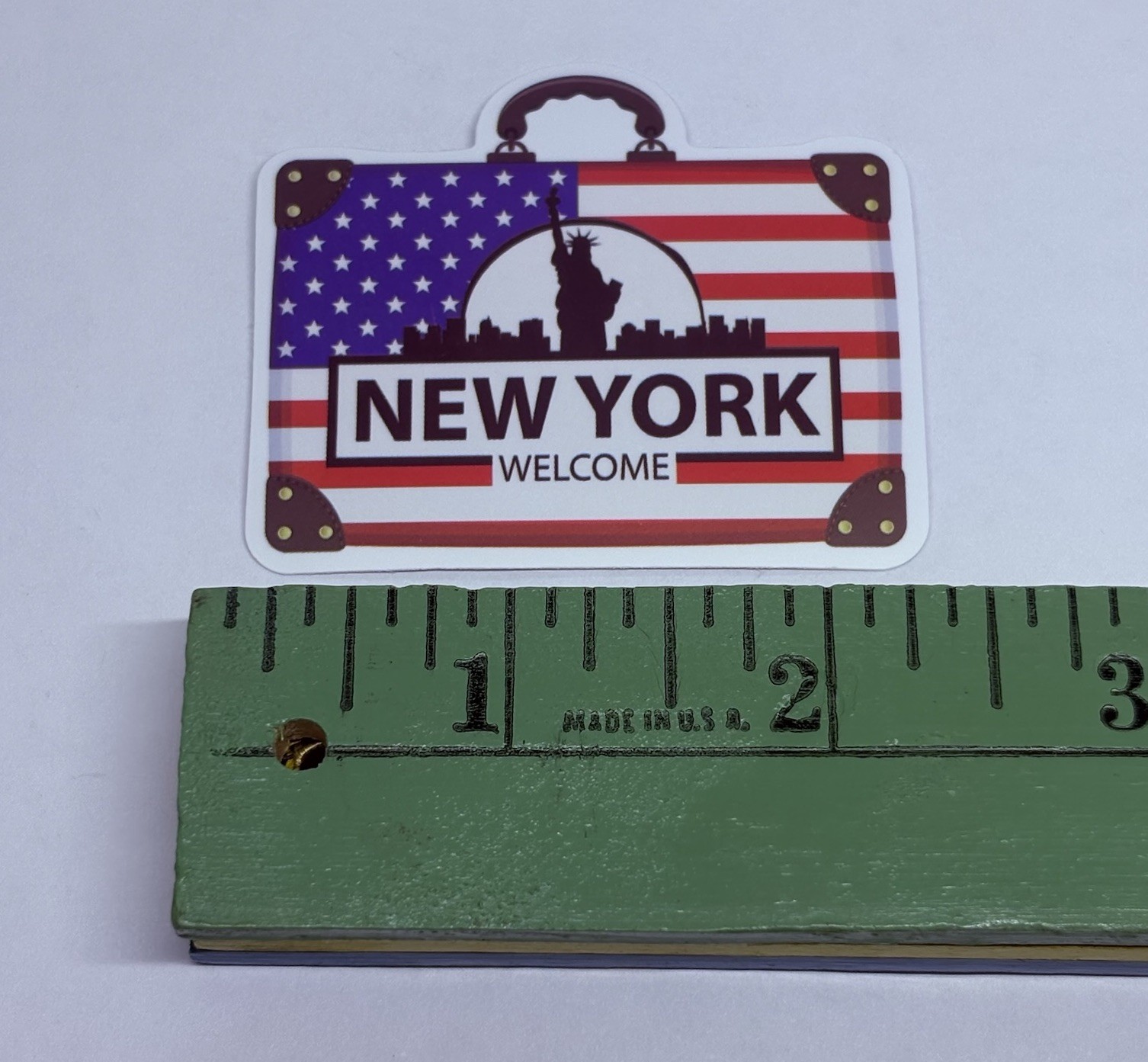 New York Sticker Statue Of Liberty City Tour Art Decal Vinyl Souvenir Tc6