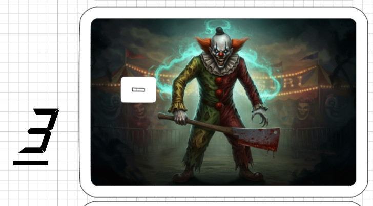Killer Clown Credit Debit ATM Card Skin Sticker Circus Demon Evil Ghost Knife US