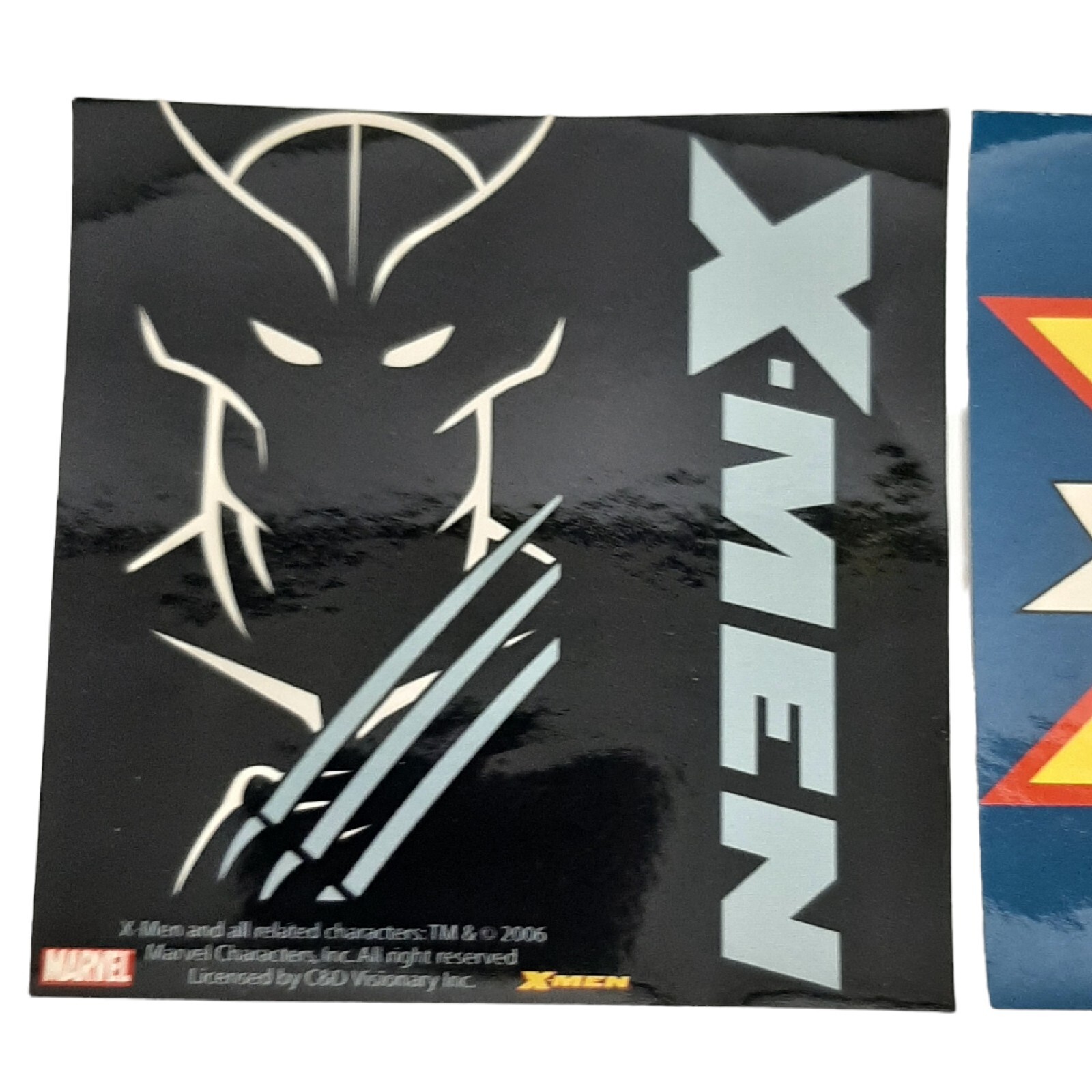 11 Marvel X-men Sticker Lot 4"x4" 9 Square & 2 Round