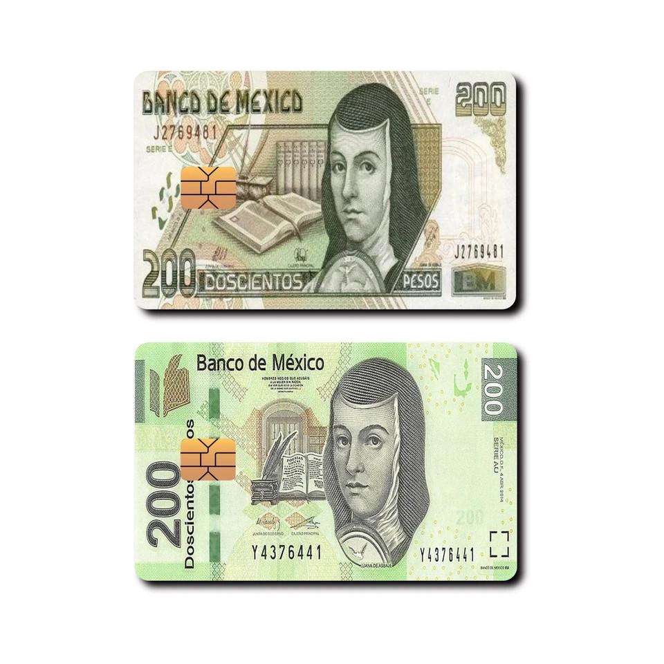 Mexican Pride Card Skin Stickers 2-Pack Full Cover Decal Credit Debit Card Skins