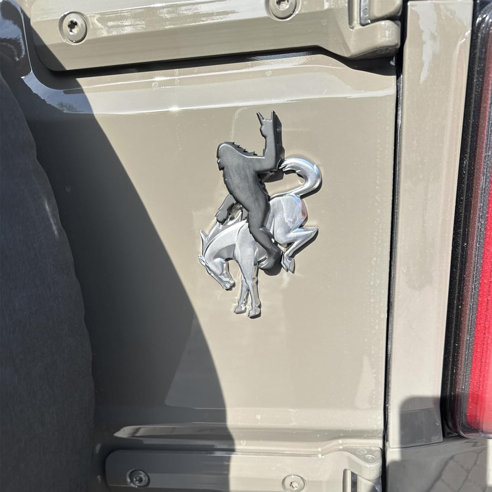 Add-A-Sasquatch Emblem for Bronco, 3×4 Inch, Off-Road Decal with 3M Adhesive,…