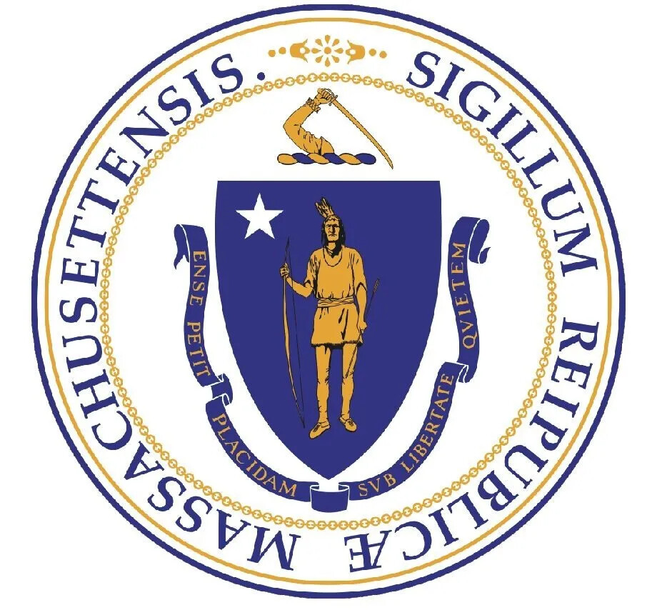 Massachusetts State Seal Sticker Decal R540