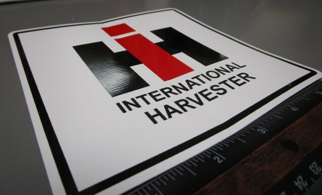 International Harvester IH Logo 6×6 Inch Decal Sticker