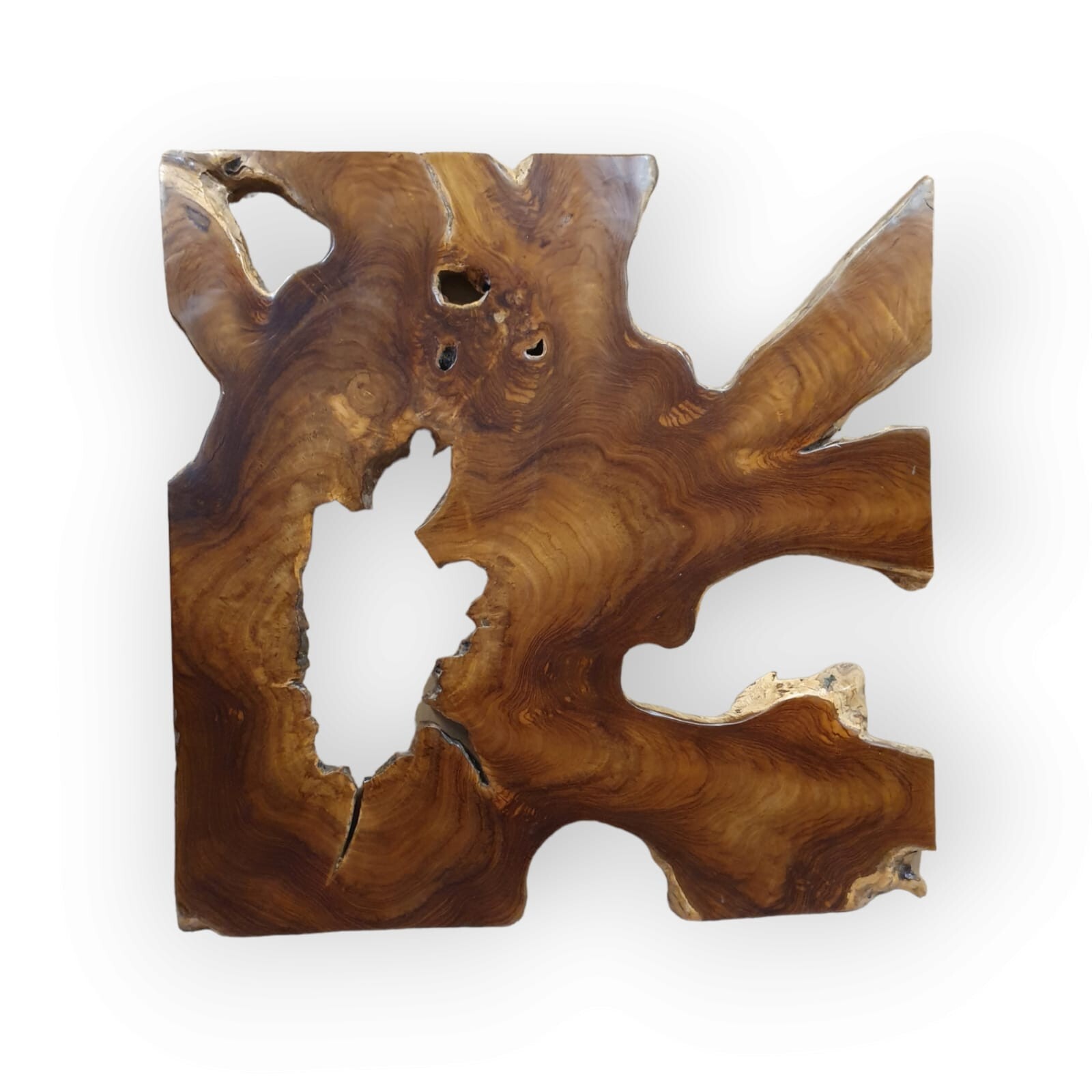 Teak Root Wood Mural Wall Decoration Wood Picture Root Natural Hall