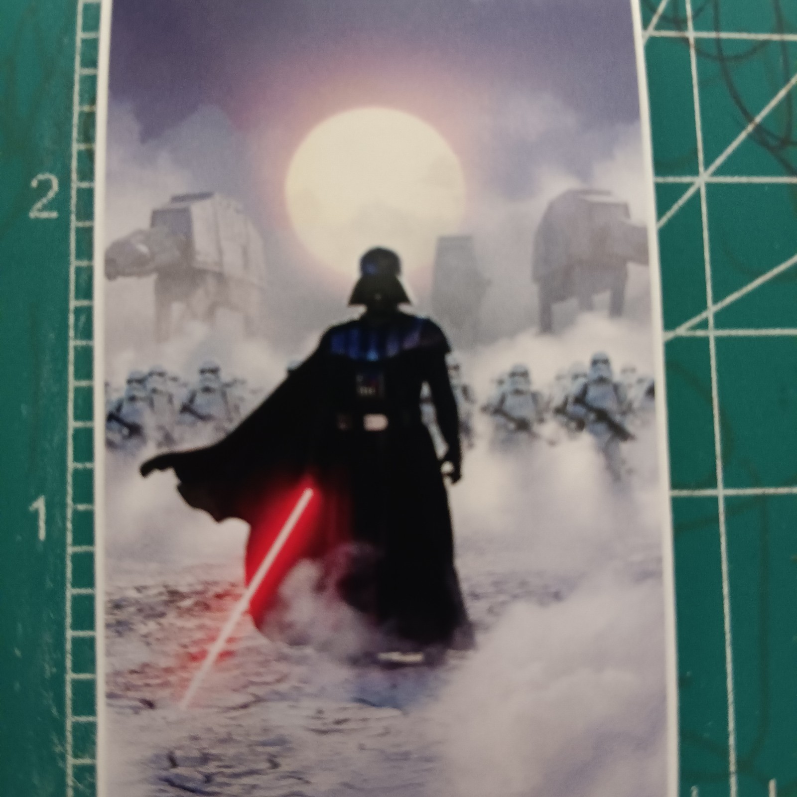 STARWARS X DARTH VADER X DEATH STAR X VYNIL HIGH-GLOSS STICKER X 3X3 ATS ATS X