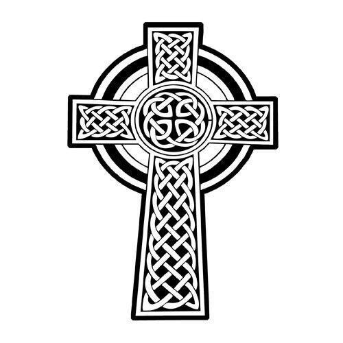 Celtic Cross Sticker Decal symbol christian