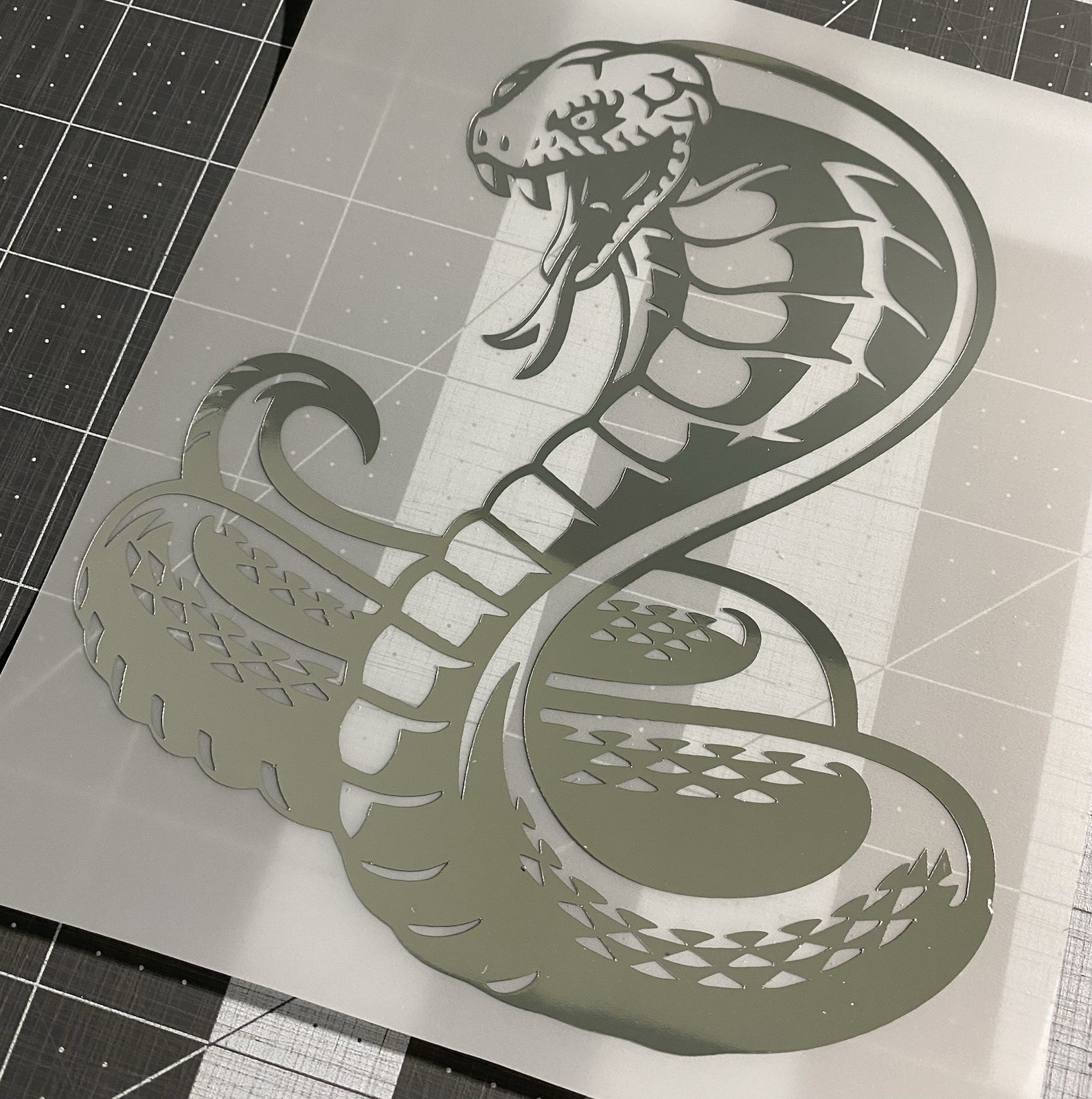 Vinyl Decal for Window – Cobra Snake, Various Colors & Sizes