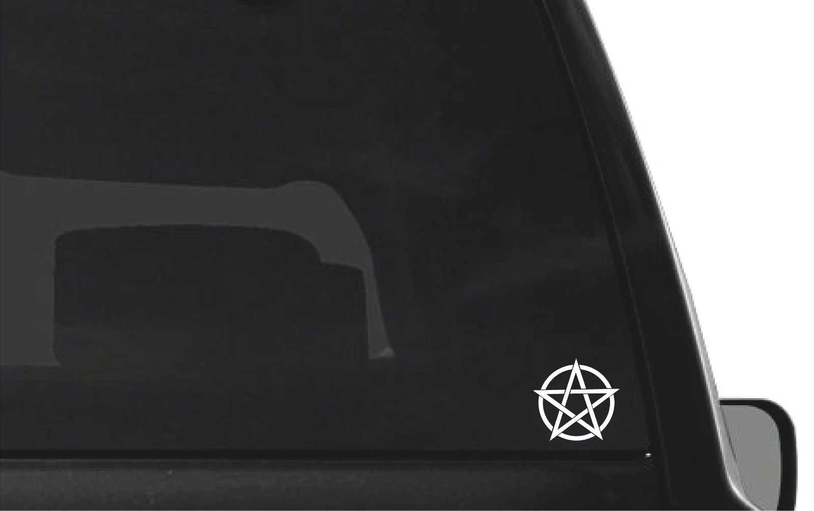 Pentacle Pentagram vinyl decal Nature Pentagram tarot Wican Wicca Pagan Sticker