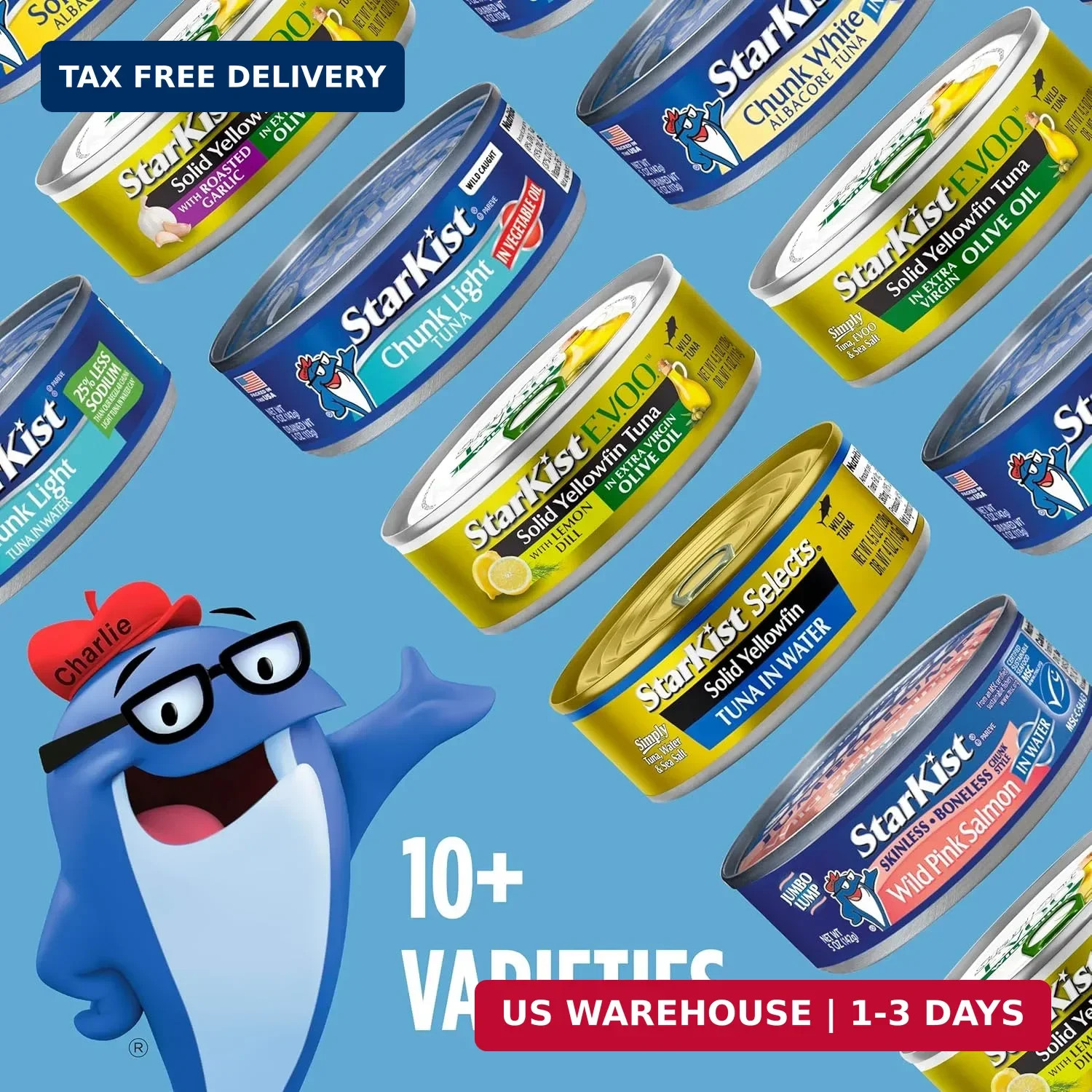 StarKist Chunk Light Tuna in Water, 5 oz (Pack of 8)