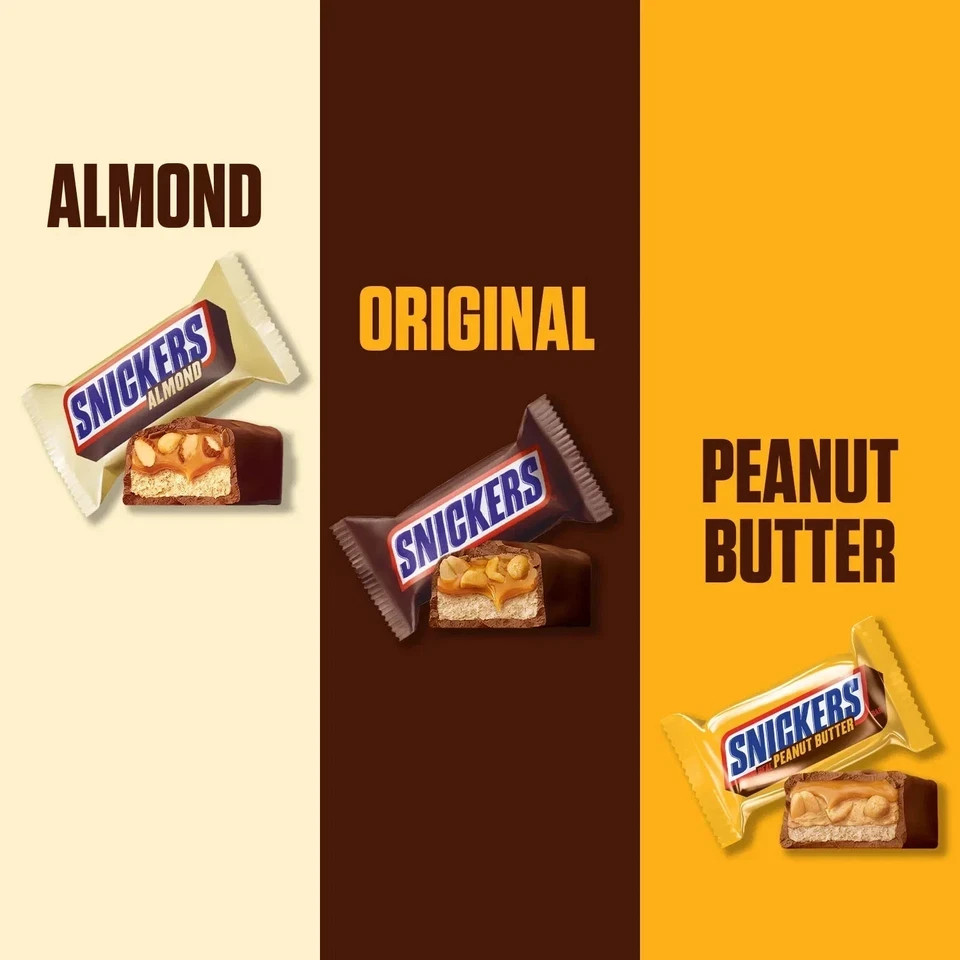 Fun Size Football Chocolate Bars Variety Pack, Party Size – 24.02 Oz Candy Bag