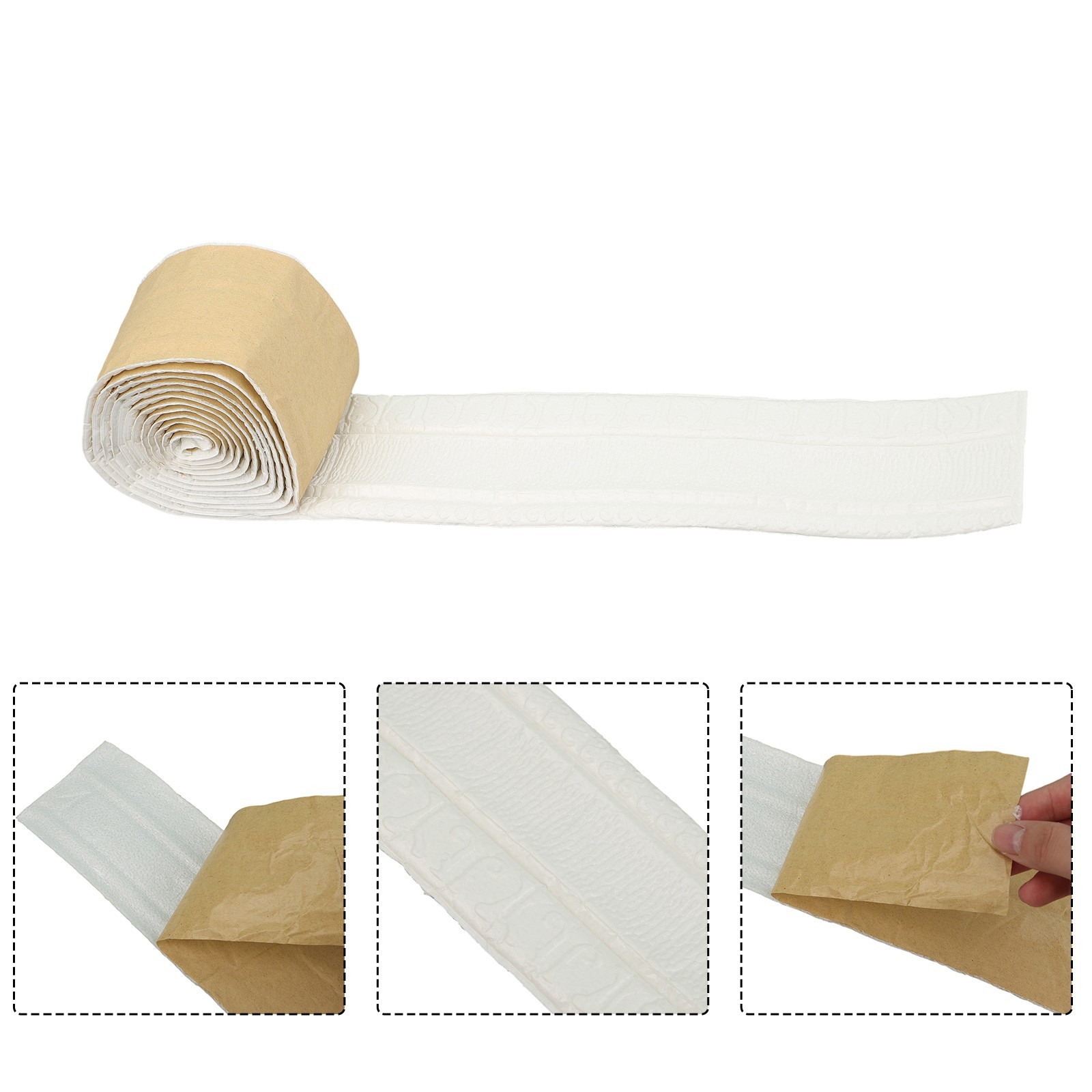 Self-adhesive Background Frame Foam Molding Trim Wallstick DIY Decoration