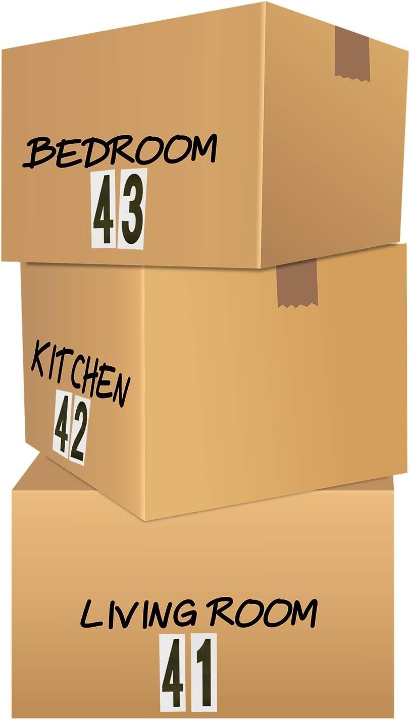 Versatile Waterproof Address Decals – 240 Reflective Vinyl Number Stickers