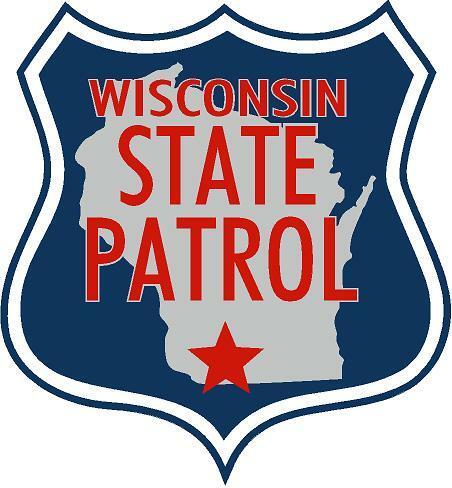 Wisconsin State Patrol Reflective Vinyl Decal Car Sticker Sheriff Trooper WI LEO