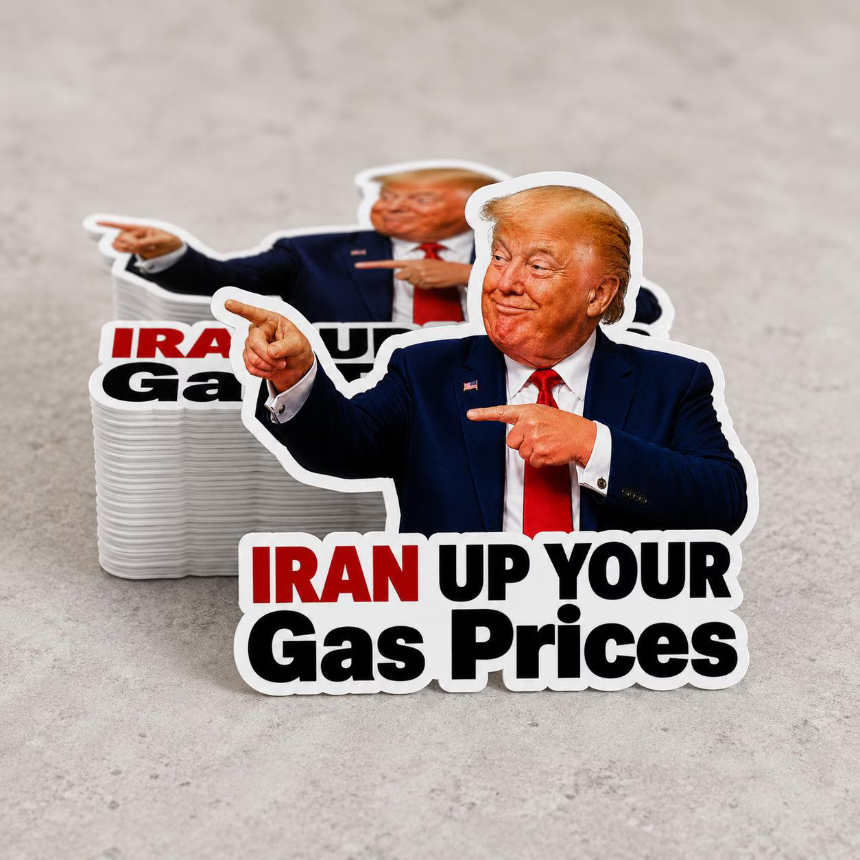 100 pcs I DID THAT Trump Stickers, Political Protest, Price Up Vinyl Sticker, Po