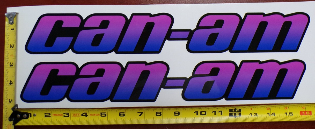 CAN-AM MAVERICK X3 R GRAPHIC DECAL STICKER USA MADE PINK PURPLE GRADIENT THICK