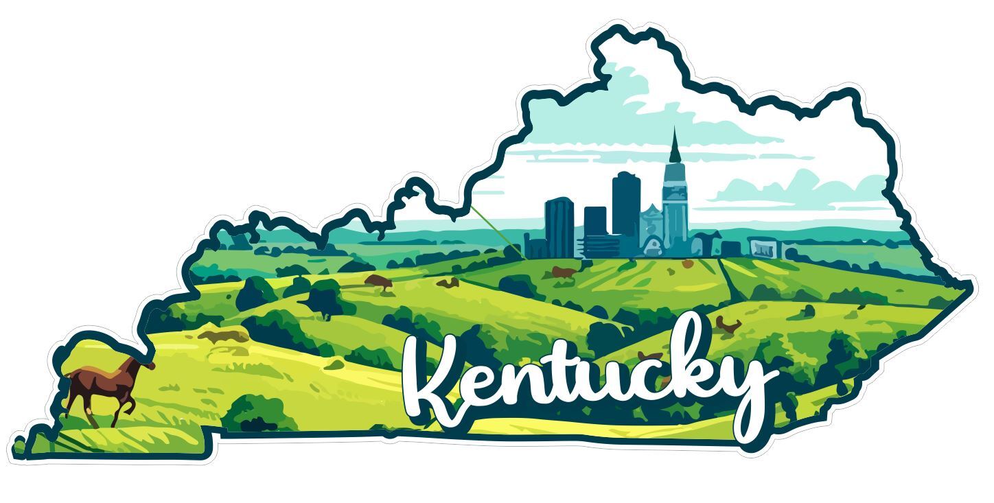 Kentucky Sticker Stickers A243